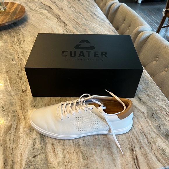 Travis Mathew Cuater Phenom Leather Shoe/Sneaker BRAND NEW in box Men’s size 12 - Picture 10 of 10